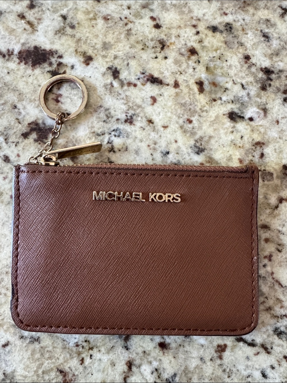 Michael Kors Jet Set Travel Small Saffiano Leather Coin Pouch